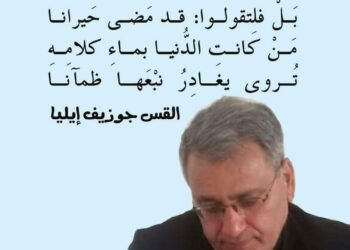 الشاعر القس جوزيف إيليا / ألا تبّّا لضربتها