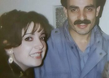 صورة نادرة للفنانة وفاء موصللي مع زوجها الطبيب