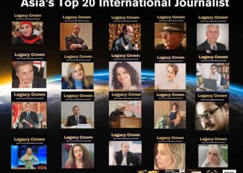 أبرز 20 صحفيًا دوليًا من مؤسسة “LEGACY CROWN”: تغريد بو مرعي